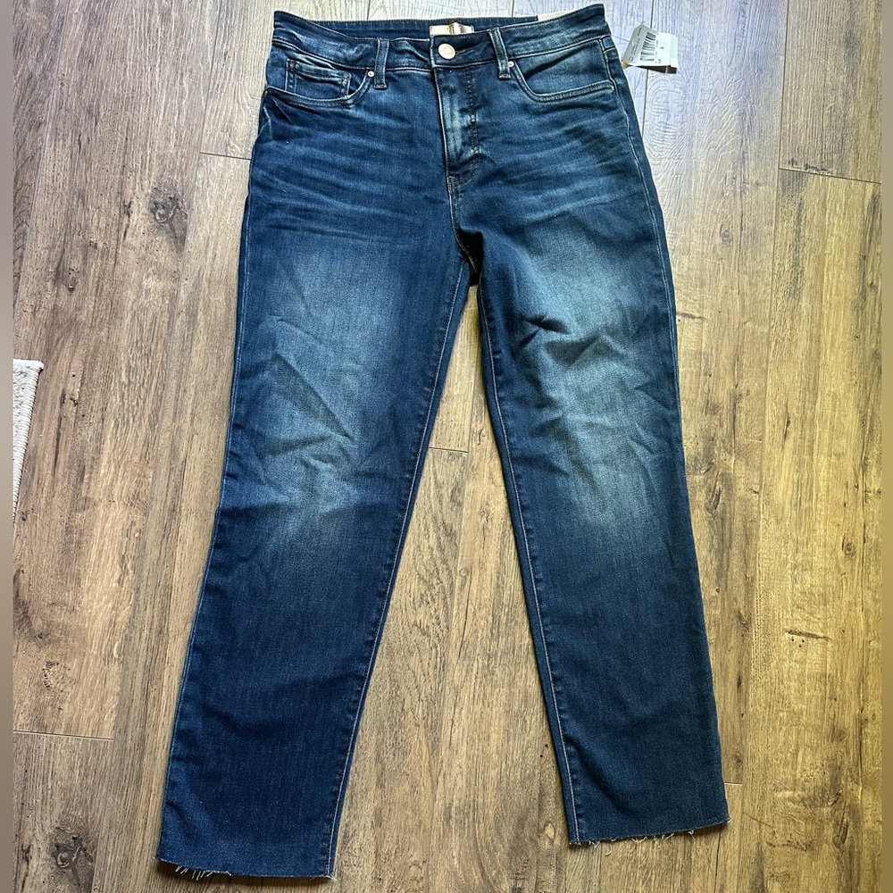 Kut from the Kloth High Rise Reese Fab Ab Ankle Straight Leg Jeans Size 6
